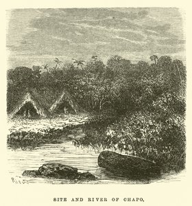 Site and River of Chapo by Edouard Riou